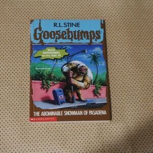 Goosebumps The Abominable Snowman of Pasadena Book